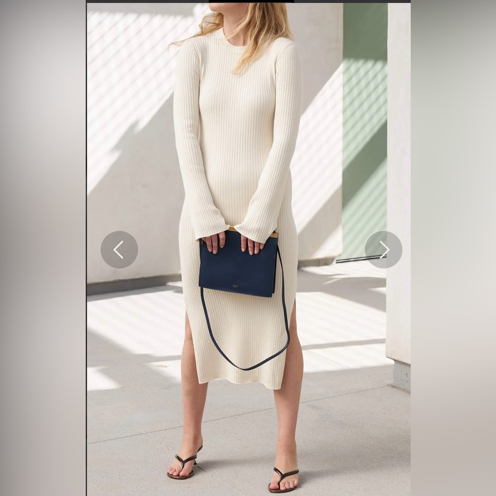 NWT AYR merino knit midi dress